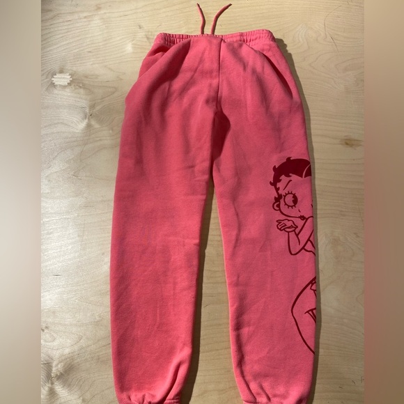 Flesischer Studios Betty Boop Pink Joggers Small (MZ) - Picture 8 of 9